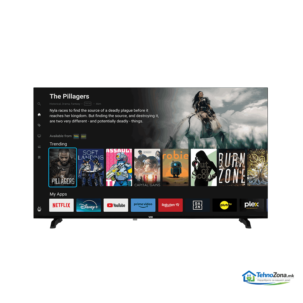 vox 40" led 40tyf900 ТВ